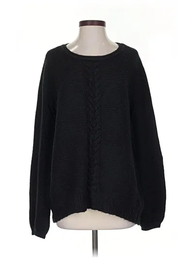 Pre-owned Caslon Pullover Sweater In Black