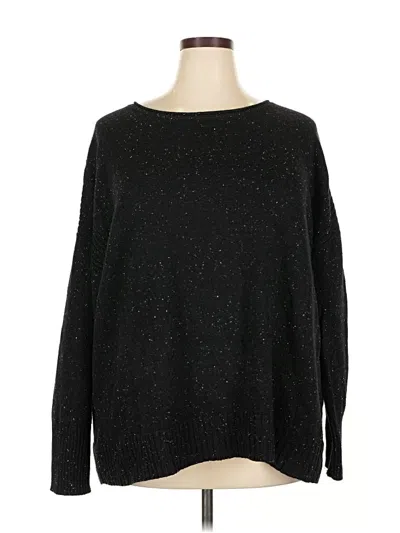 Pre-owned Caslon Pullover Sweater In Black