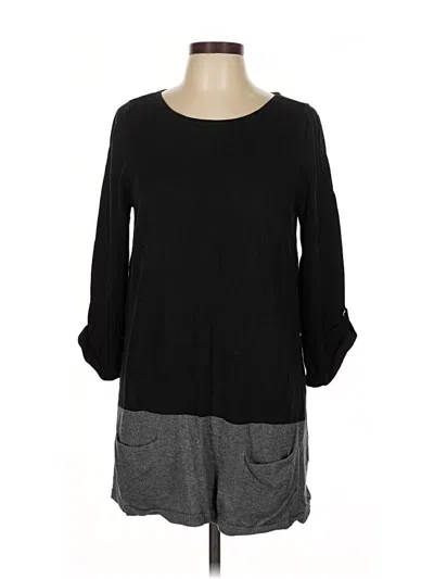 Pre-owned Caslon Pullover Sweater In Black