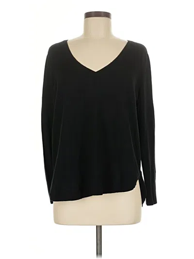 Pre-owned Caslon Pullover Sweater In Black