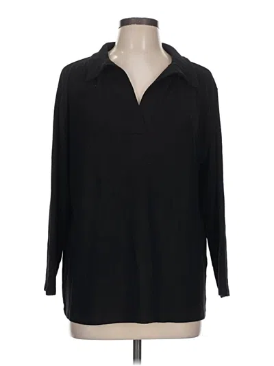Pre-owned Caslon Pullover Sweater In Black