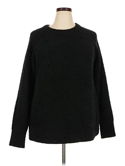 Pre-owned Caslon Pullover Sweater In Black