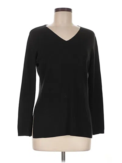 Pre-owned Caslon Pullover Sweater In Black