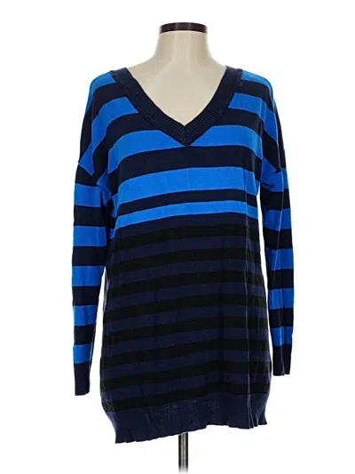 Pre-owned Caslon Pullover Sweater In Blue