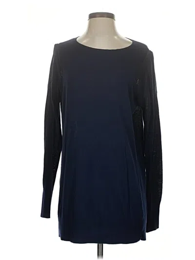 Pre-owned Caslon Pullover Sweater In Blue