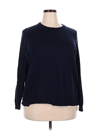 Pre-owned Caslon Pullover Sweater In Blue