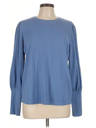 Pre-owned Caslon Pullover Sweater In Blue