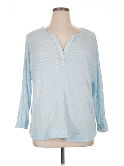 Pre-owned Caslon Pullover Sweater In Blue