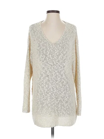 Pre-owned Caslon Pullover Sweater In Brown