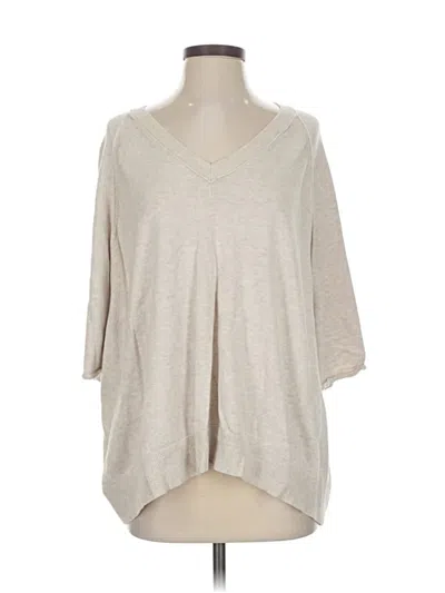 Pre-owned Caslon Pullover Sweater In Brown