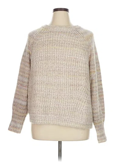 Pre-owned Caslon Pullover Sweater In Brown