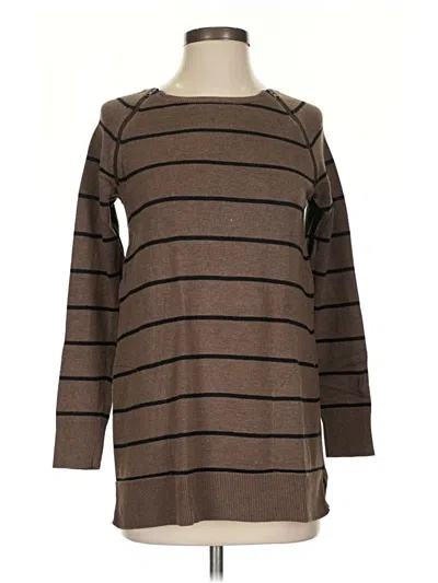 Pre-owned Caslon Pullover Sweater In Brown