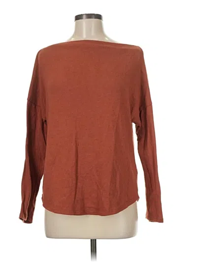 Pre-owned Caslon Pullover Sweater In Brown