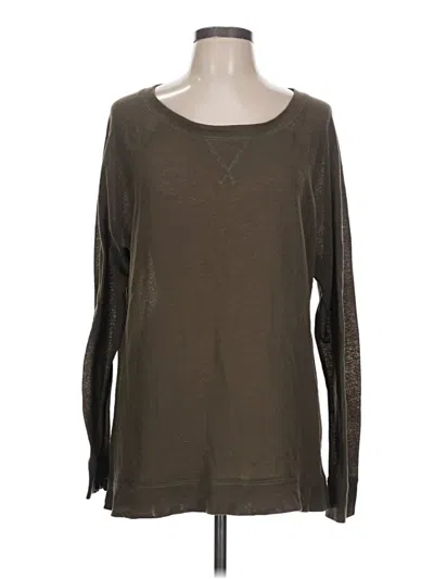 Pre-owned Caslon Pullover Sweater In Brown