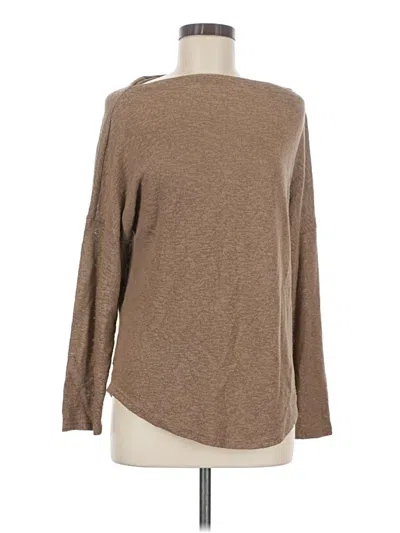 Pre-owned Caslon Pullover Sweater In Brown