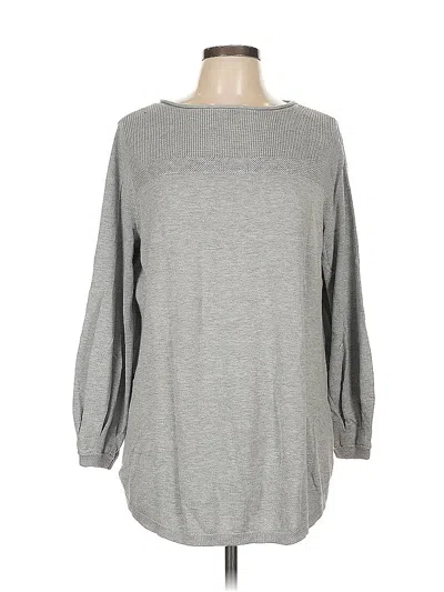 Pre-owned Caslon Pullover Sweater In Gray