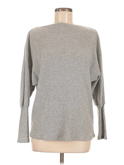Pre-owned Caslon Pullover Sweater In Gray