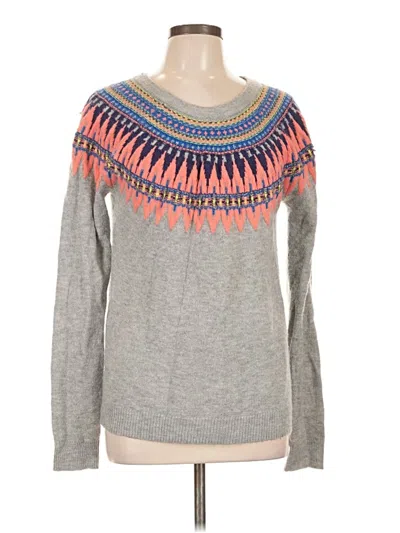 Pre-owned Caslon Pullover Sweater In Gray