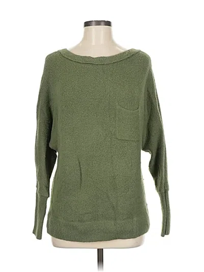 Pre-owned Caslon Pullover Sweater In Green
