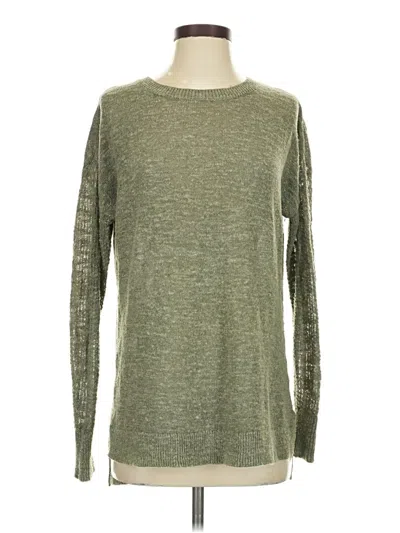 Pre-owned Caslon Pullover Sweater In Green
