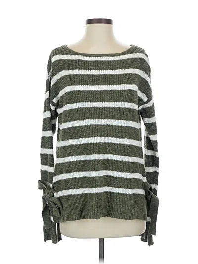 Pre-owned Caslon Pullover Sweater In Green