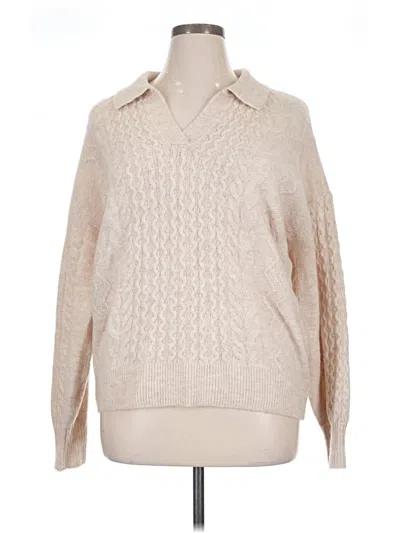 Pre-owned Caslon Pullover Sweater In Ivory
