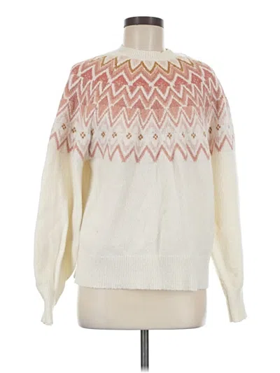 Pre-owned Caslon Pullover Sweater In Ivory