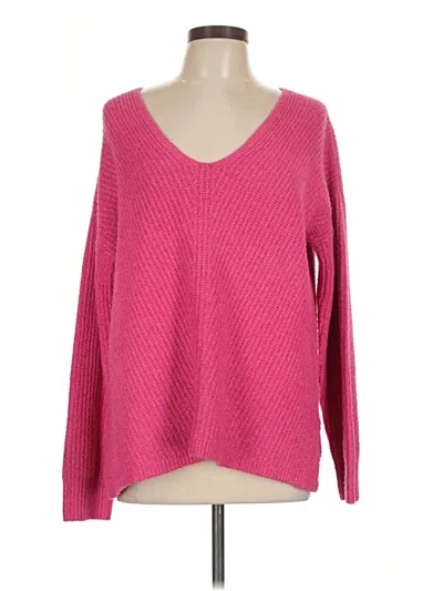 Pre-owned Caslon Pullover Sweater In Pink