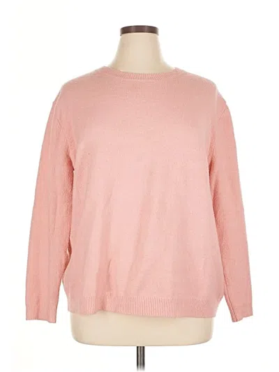 Pre-owned Caslon Pullover Sweater In Pink