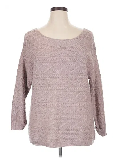 Pre-owned Caslon Pullover Sweater In Pink