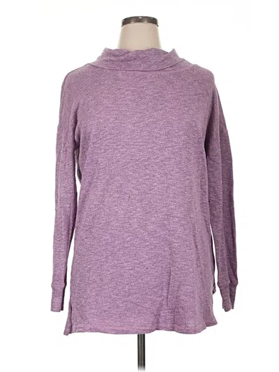 Pre-owned Caslon Pullover Sweater In Purple
