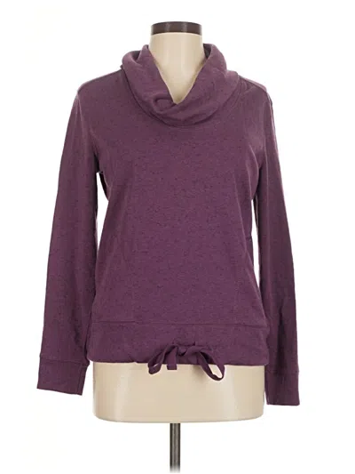 Pre-owned Caslon Pullover Sweater In Purple