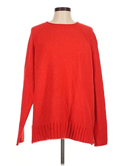Pre-owned Caslon Pullover Sweater In Red