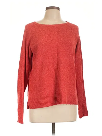 Pre-owned Caslon Pullover Sweater In Red