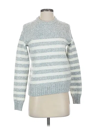 Pre-owned Caslon Pullover Sweater In Silver