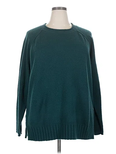 Pre-owned Caslon Pullover Sweater In Teal