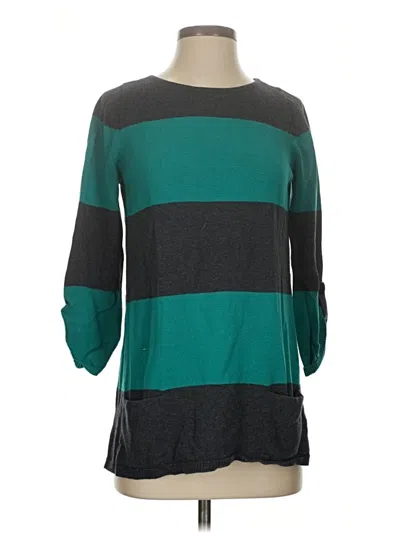 Pre-owned Caslon Pullover Sweater In Teal