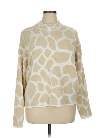 Pre-owned Caslon Pullover Sweater In White