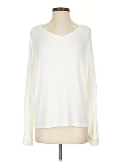 Pre-owned Caslon Pullover Sweater In White