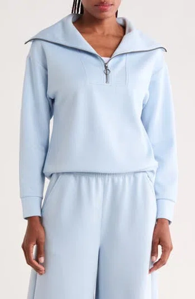 Caslon ® Quarter Zip Scuba Knit Sweatshirt In Multi