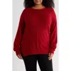 Caslon ® Raglan Sleeve Sweater In Red