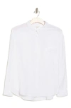 Caslon Relaxed Cotton Gauze Button-up Shirt In White