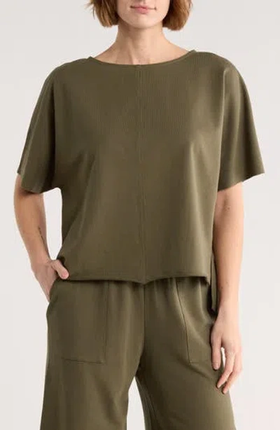 Caslon ® Relaxed French Terry Shirt In Green