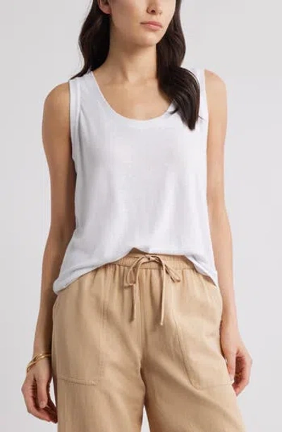 Caslon ® Relaxed Tank In White