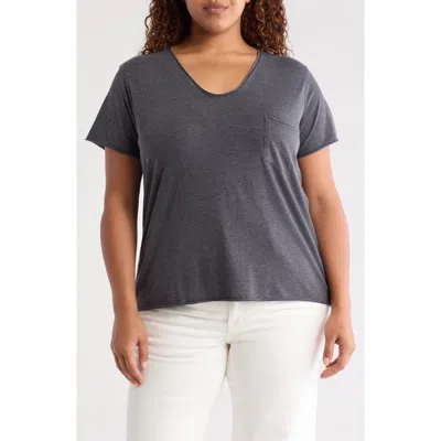 Caslon ® Rolled Burnout Top In Black