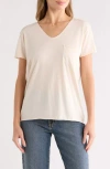 Caslon ® Rolled Burnout T-shirt In White