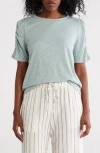 Caslon ® Ruched Sleeve T-shirt In Multi