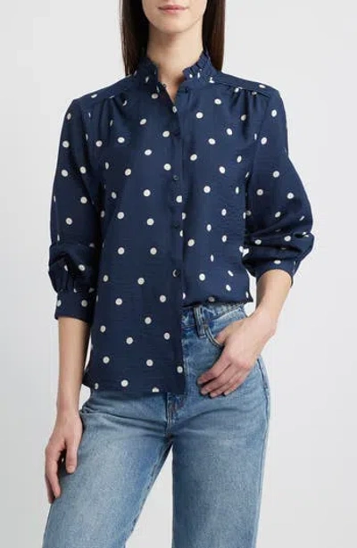 Caslon ® Ruffle Button-up Shirt