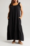 CASLON RUFFLE STRAP MAXI DRESS