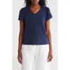 Caslon ® Scallop Trim T-shirt